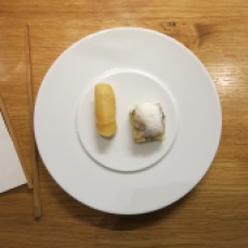 Sushi vegetali: al daikon e con funghi shiitaké (Sugio)
